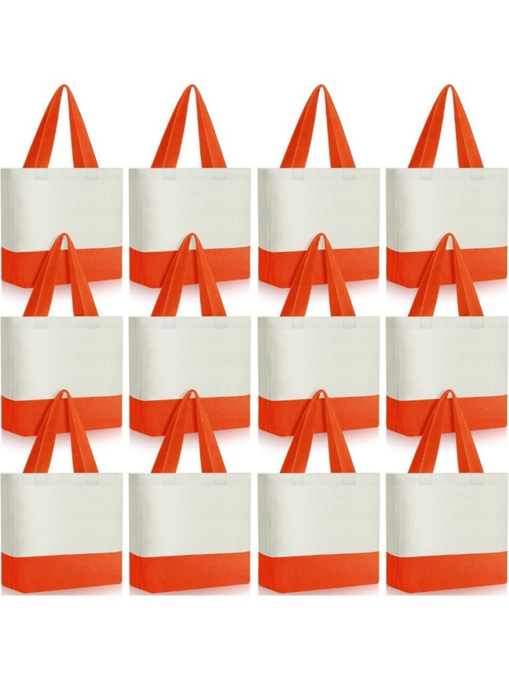 12 Pcs Mini Canvas Tote Bags - Reusable Grocery Cloth for DIY Crafts & Gifts